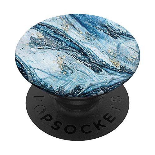 Cosmo Blue Stylish Pattern PopSockets PopGrip Swappable Grip for Phones  and  Tablets