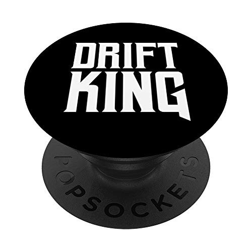 Drift King Car Drifting Racing Driver Race Driving Gift Idea PopSockets PopGrip Swappable Grip for Phones  and  Tablets