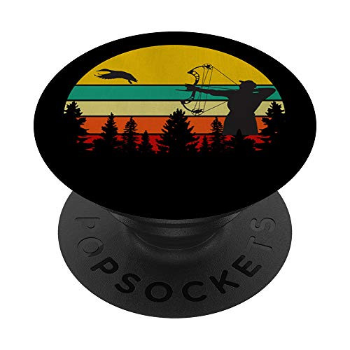 Duck Hunting Vintage Lines Trees Birds Hunter Creative Cool PopSockets PopGrip Swappable Grip for Phones  and  Tablets