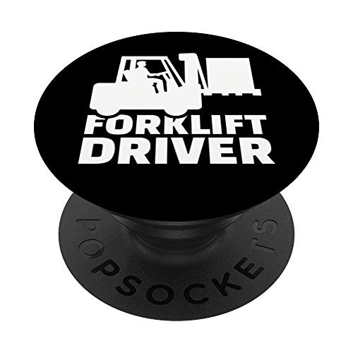 Forklift driver PopSockets Grip and Stand for Phones and Tablets