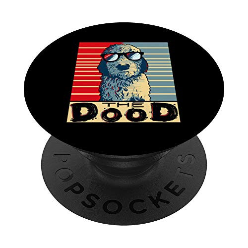 Funny Goldendoodle Gift Golden Doodle The Dood PopSockets Grip and Stand for Phones and Tablets