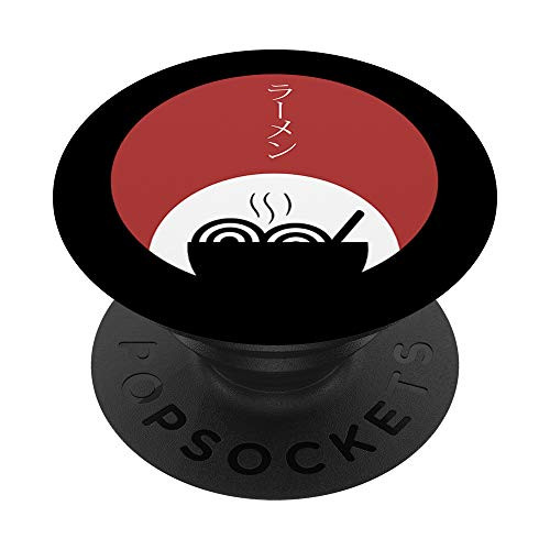 Japanese Vintage Ramen Pop Socket PopSockets PopGrip Swappable Grip for Phones  and  Tablets