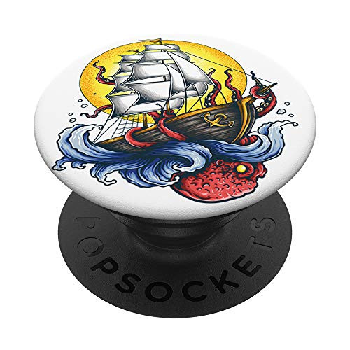 Kraken - Octopus PopSockets PopGrip Swappable Grip for Phones  and  Tablets
