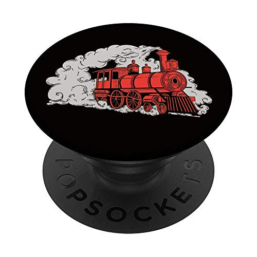 Locomotive Railroad PopSockets PopGrip Swappable Grip for Phones and Tablets Locomotive Railroad PopSockets PopGrip Swappable Grip for Phones and Tablets