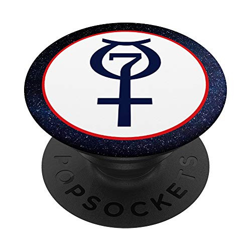 Mercury Program NASA Logo Pocket Patch - 60th Anniversary PopSockets PopGrip Swappable Grip for Phones  and  Tablets