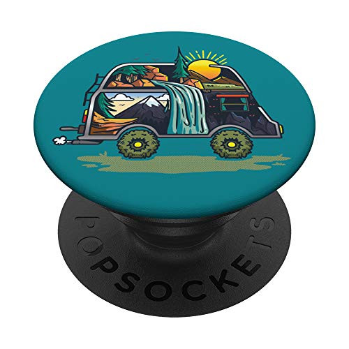 Outdoor Camping PopSockets PopGrip Swappable Grip for Phones  and  Tablets