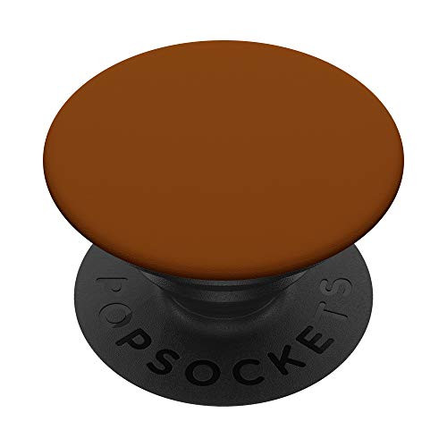 Plain Saddle Brown Solid Color PopSockets PopGrip Swappable Grip for Phones  and  Tablets