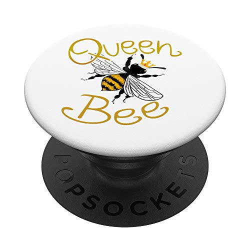 Queen Bee Funny Beehive Crown Beekeeper PopSockets PopGrip Swappable Grip for Phones and Tablets Queen Bee Funny Beehive Crown Beekeeper PopSockets PopGrip Swappable Grip for Phones and Tablets