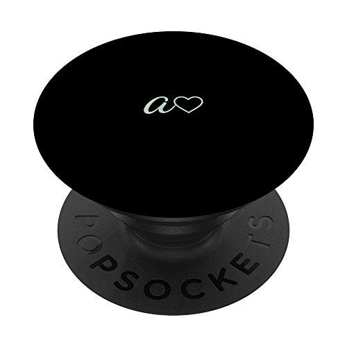 Rainbow Initial Letter A Heart Minimalist Black PopSockets PopGrip Swappable Grip for Phones and Tablets Rainbow Initial Letter A Heart Minimalist Black PopSockets PopGrip Swappable Grip for Phones and Tablets
