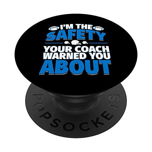 Safety Your Coach Warned You About - Football Safety PopSockets PopGrip Swappable Grip for Phones  and  Tablets
