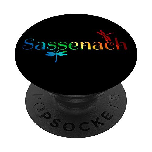 Sassenach Colorful Dragonfly Outlanders Gaelic Scottish Gift PopSockets PopGrip Swappable Grip for Phones  and  Tablets