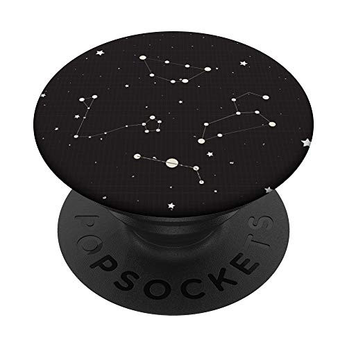 Stars Constellation Chart Astronomy PopSockets PopGrip Swappable Grip for Phones  and  Tablets