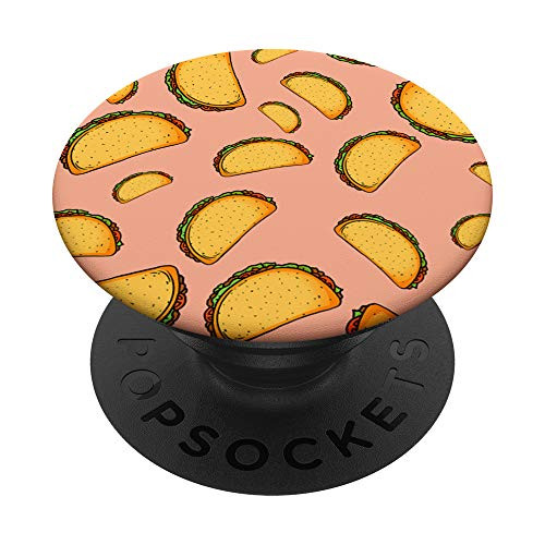 Taco Pattern Taco Lover Gift PopSockets PopGrip Swappable Grip for Phones and Tablets Taco Pattern Taco Lover Gift PopSockets PopGrip Swappable Grip for Phones and Tablets