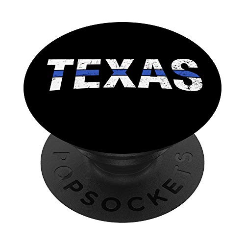 Texas Police Department Thin Blue Line Police Officer PopSockets Grip and Stand for Phones and Tablets Texas Police Department Thin Blue Line Police Officer PopSockets Grip and Stand for Phones and Tablets