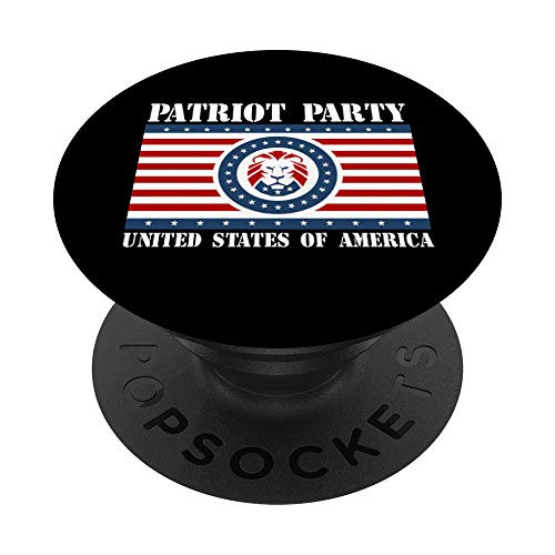 United States of America Patriot Party Lion PopSockets PopGrip Swappable Grip for Phones  and  Tablets
