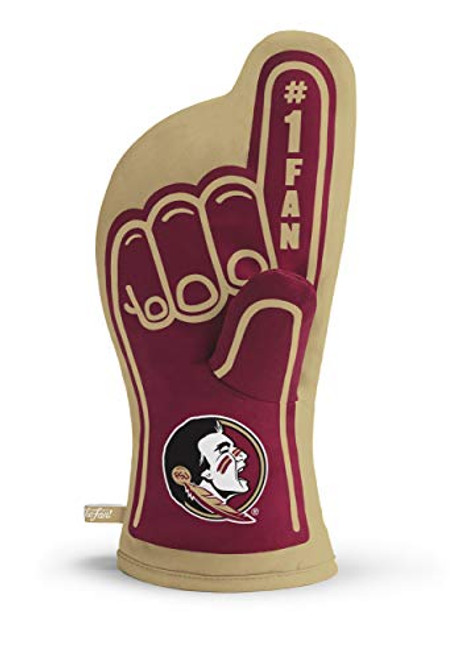 YouTheFan NCAA Florida State Seminoles 1 Oven Mitt Team Color 13.25 inch x 6.5 inch