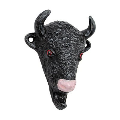 Design Toscano American Buffalo Bottle Opener: Set of Two