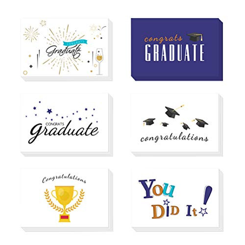 Amosfun Congrats Grad Cards Congratulation Cards Greeting Cards Graduation Gifts with Envelopes - Graduation Party Supplies 24Pcs Amosfun Congrats Grad Cards Congratulation Cards Greeting Cards Graduation Gifts with Envelopes - Graduation Party Supplies 24Pcs