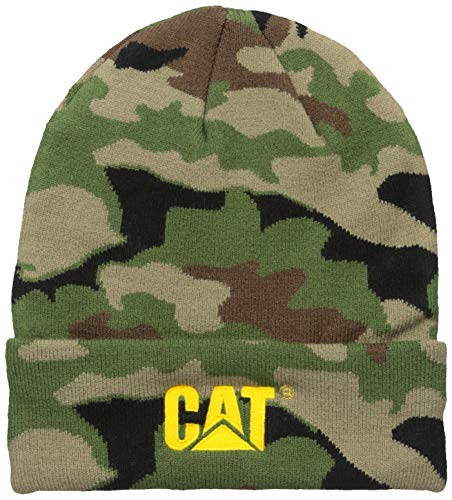 Caterpillar Mens Trademark Cuff Beanie Woodland camo OS