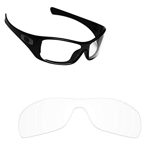 Alphax Crystal Clear Non-polarized Replacement Lenses for Oakley Antix OO9077