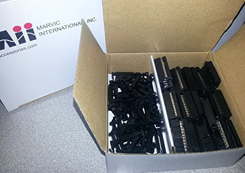 PC Accessories - Connectors Pro 50-Pack 2X10 20P 2.54mm Dual Rows IDC Sockets for Flat Ribbon Cable, 20 Pins FC Female Connector