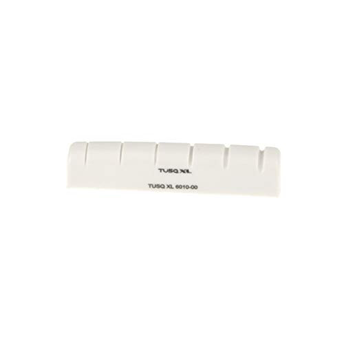 Graph Tech PQL-6010-00 TUSQ XL 6-String Slotted Electric Guitar Nut Compatible with USA Les PaulIvory
