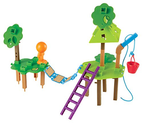 Learning Resources Tree House Engineering & Design Building Set, 52 Pieces