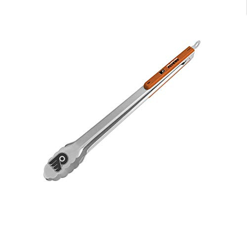 The Sports Vault NHL Philadelphia Flyers BBQ Kitchen Tongs Orange 3.25 The Sports Vault NHL Philadelphia Flyers BBQ Kitchen Tongs Orange 3.25
