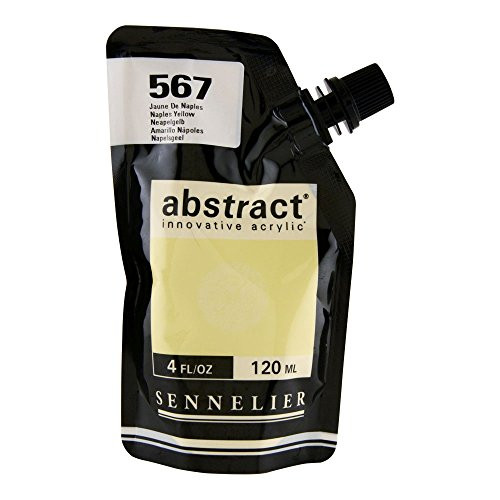 Sennelier Abstract Innovative Heavy Body Acrylic Paint 120ml Pouch Naples Yellow