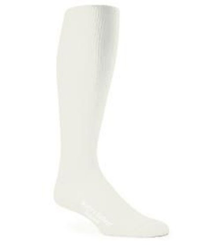 Worlds Softest Mens   Womens Fit Support Over-the-Calf Socks White X-Large