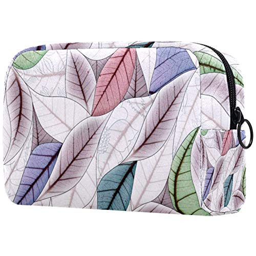 Small Makeup Bag for Purse Travel Makeup Pouch Mini Cosmetic Bag for Women Girls Colorful vintage