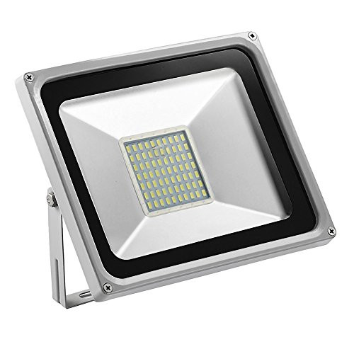 Ankishi LED Lights Outdoor Floodlight 5000LM 50W Daylight White IP66 Waterproof Super Bright Security Lights 6500K LED Flood Light Outdoor for Playground Yard Garden Basketball Court