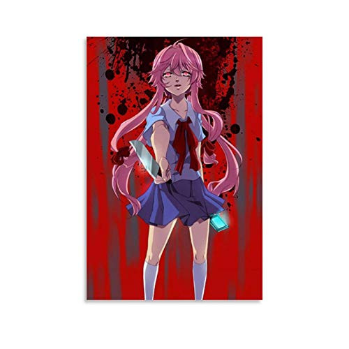 Future Diary Poster Poster Decorative Painting Canvas Wall Art Living Room Posters Bedroom Painting 12x18inch 30x45cm Future Diary Poster Poster Decorative Painting Canvas Wall Art Living Room Posters Bedroom Painting 12x18inch 30x45cm