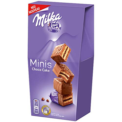 Milka Minis Choco Cake   Mini Cake with Creamy Filling and Chocolate Shell   117 g   Milka   Germany