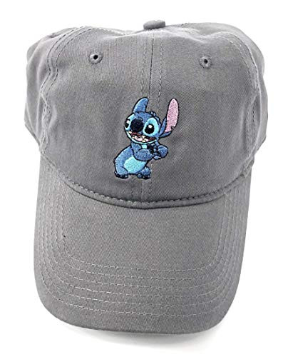 Monogram Disney Adult Lilo Stitch Grey Baseball Cap Hat Small