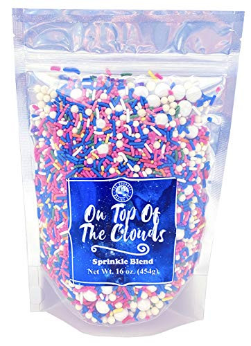The Gourmet Baking Company on Top of the Cloud Sprinkles  1 Pound Bulk Sprinkles for Cake and Cupcake Decorations - Fancy Sprinkles
