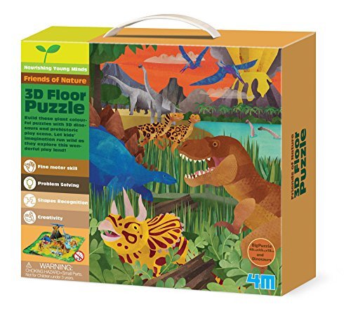 4M 3D Dinosaur Floor Puzzle (54Piece)