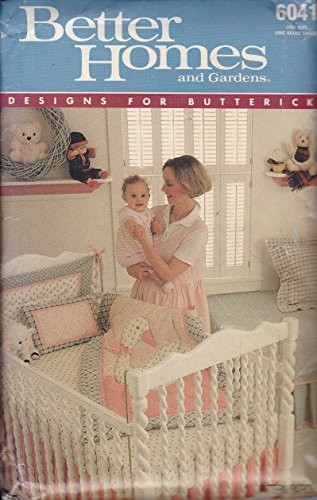 Vintage Butterick 6041 Better Homes  and  Gardens Sewing Pattern Crib  and  Day Bed Ensembles