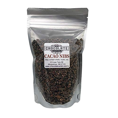 Chocolate Cartel Cacao Nibs 8 Ounce Made in Small Batches Gluten Free Dairy Free