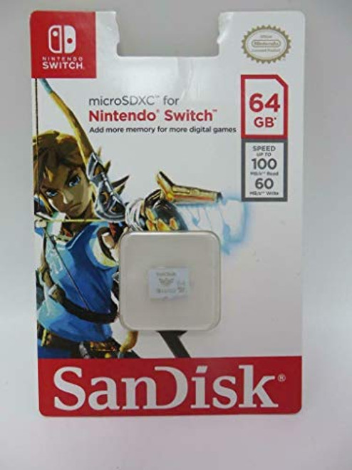 SanDisk SDSQXBO-064G-AWCZA MicroSDXC for Nintendo Switch 64GB Assorted Colors