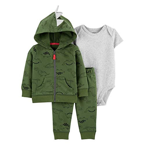 Carters 3-Piece Baby-boy Little Jacket Set  Dinosaur nb