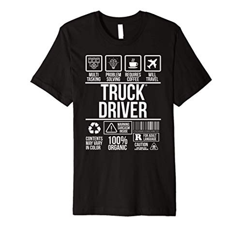 Trucker Truck Driver Funny Gift Premium T-Shirt