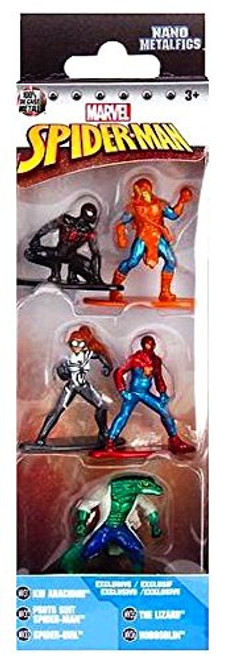 Nano Metalfigs Marvel Spider-Man 5-Pack Set 1 Nano Metalfigs Marvel Spider-Man 5-Pack Set 1