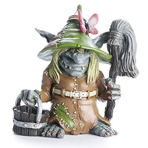Miniature Fairy Garden  inchClementine The Charlady Troll inch