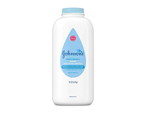 Johnsons Baby Powder with Aloe  and  Vitamin E Pure Cornstarch- 15 Oz  pack by Johnsons