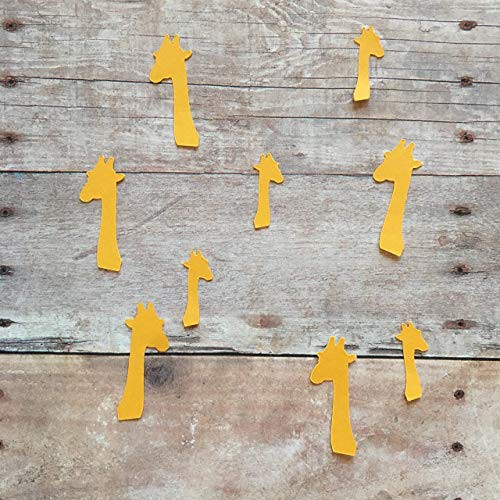 Giraffe Confetti Giraffe Decorations Animal Party Supplies Jungle Theme Zoo Animal Theme Table Scatter Giraffe Cut Out