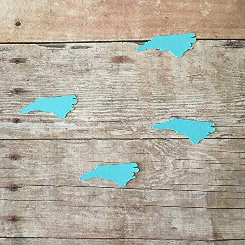 North Carolina Confetti North Carolina Decorations Rustic Party Supplies State Decorations Party Supplies North Carolina Cut Out