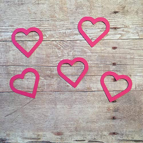 Heart Confetti Valentines Day Decorations Romance Theme Love Decorations Valentines Party Supplies Heart Cut Out