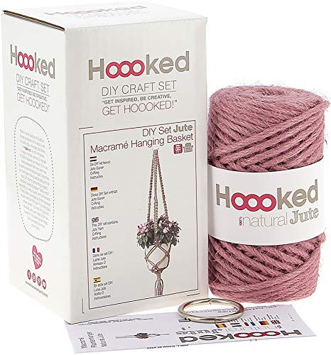 HOOOKED B.V. PAK169-02 Yarn KIT Basket Tea Rose