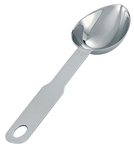 Vollrath Heavy Duty Oval S S Measuring Scoop 1 3 Cup 9-3 4 inch